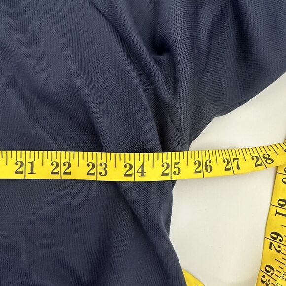 Catherines Shirt Womens 2X Blue Handkerchief Western Knit Flowy Tassel Rodeo - Picture 10 of 12